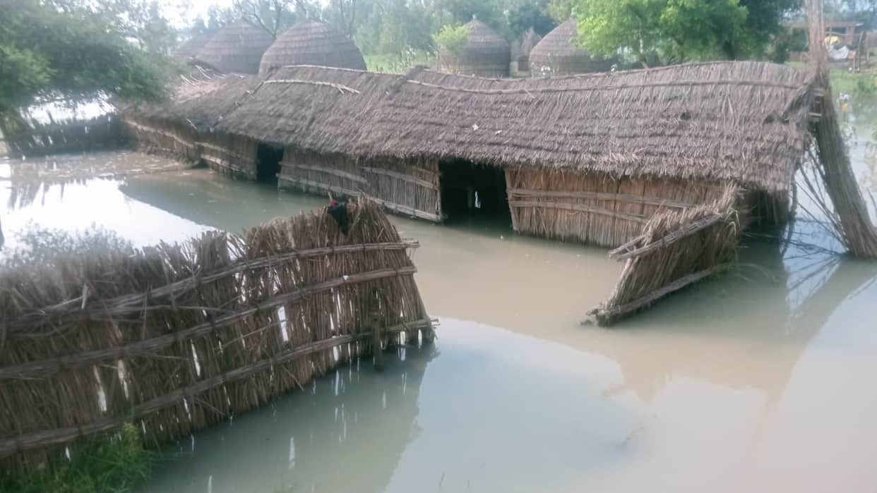 Villagers in flood-affected areas are barely hanging on; hardships have mounted.