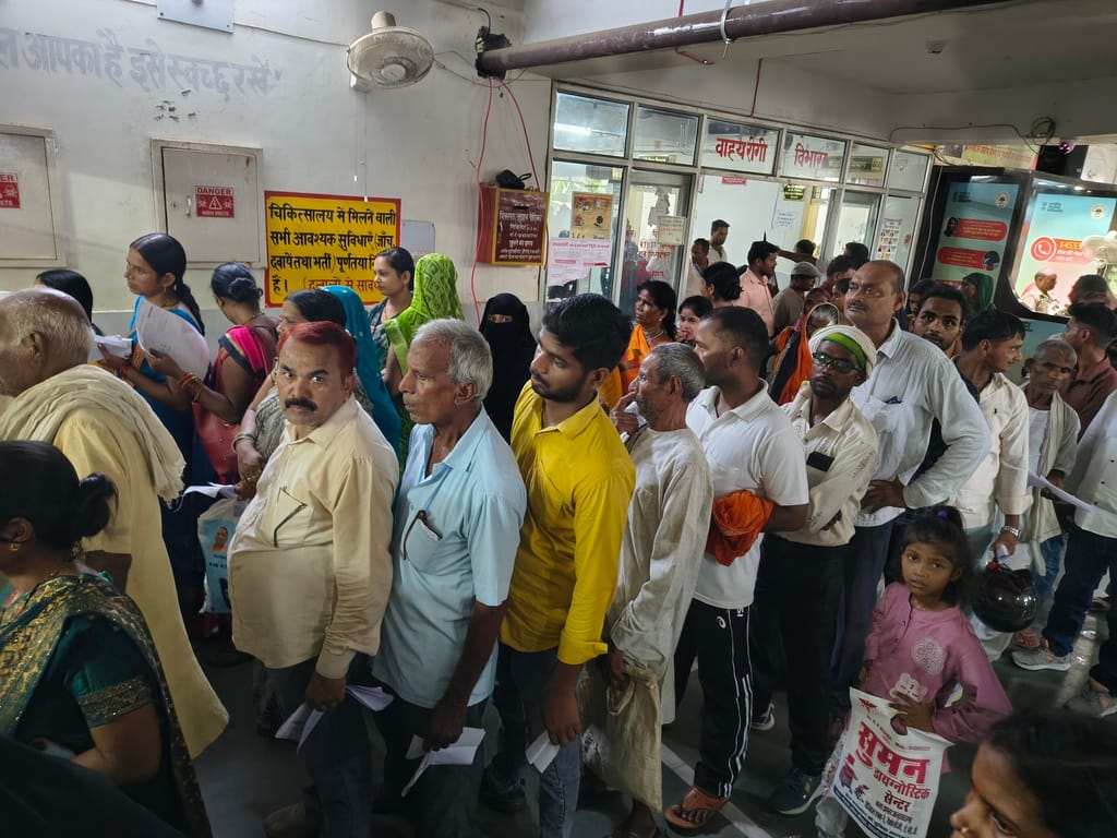 Patients left gasping as tests and treatment at the district hospital take hours.