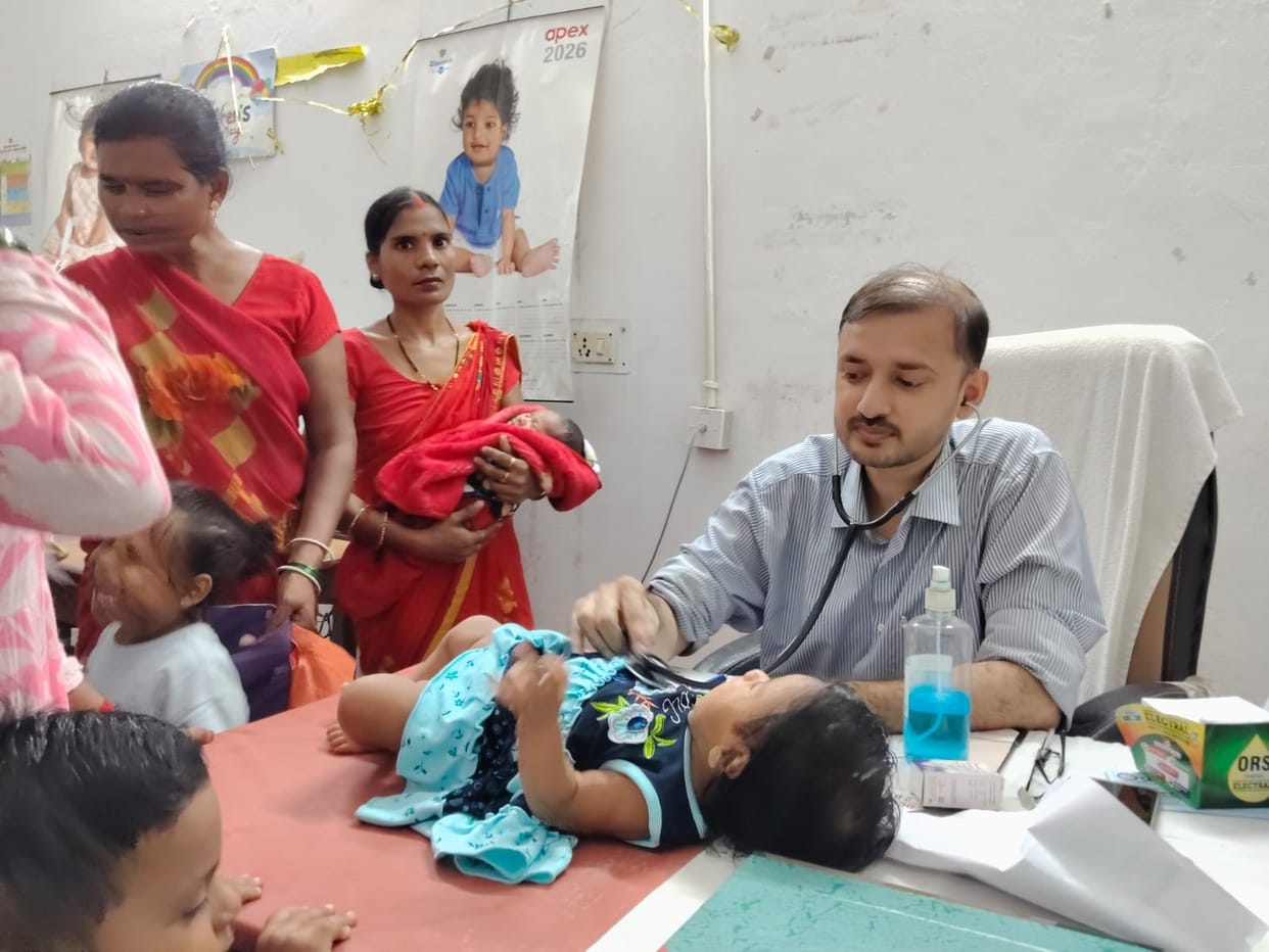 Every second child coming to the OPD is suffering from viral fever.