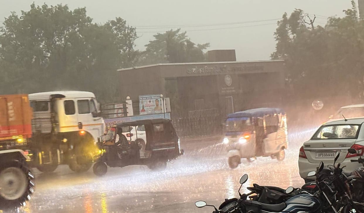 Siddharthnagar News: Three weeks left until the monsoon withdraws; 34% of the rainfall quota remains