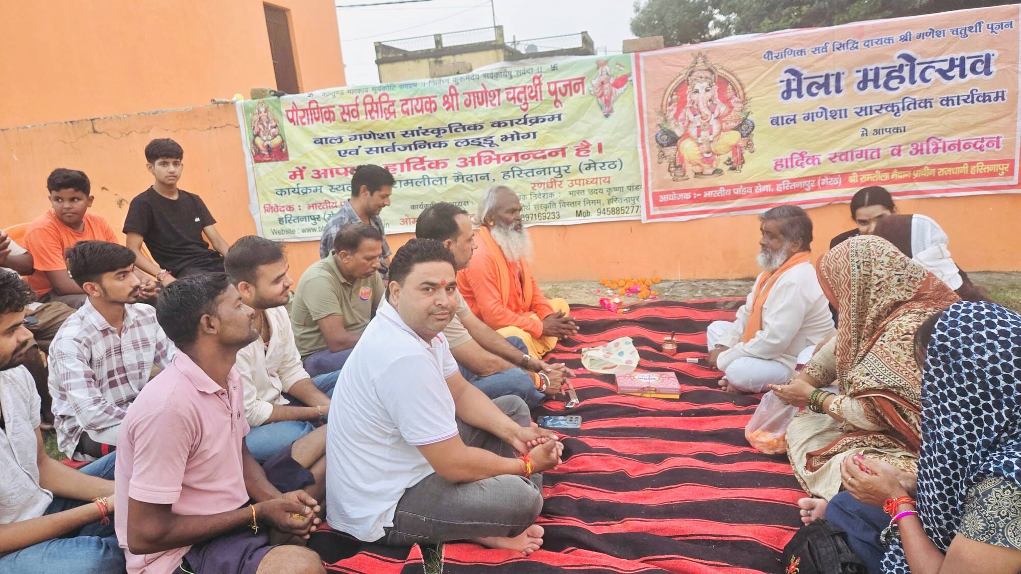 Bhoomi Pujan in Hastinapur for the Shri Ganesh Chaturthi Festival