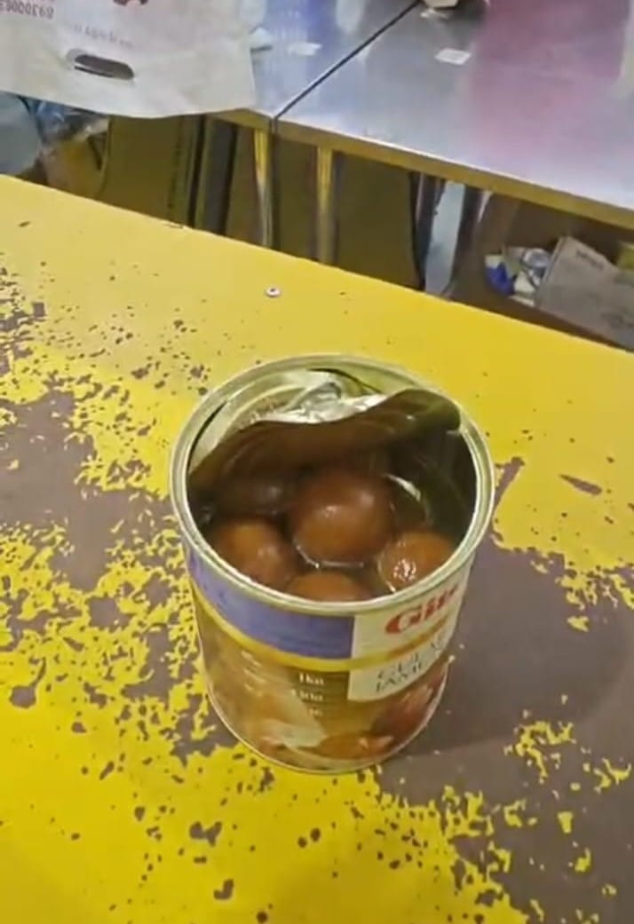 Health deteriorated after eating online-ordered Gulab Jamun.