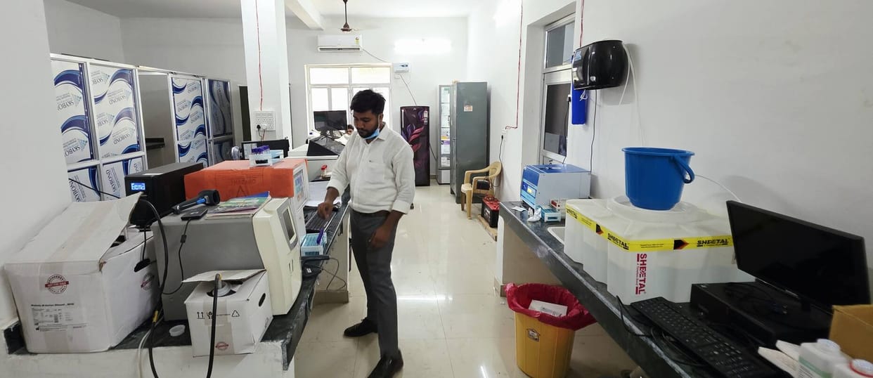 BPHUs worth crores ready at CHCs; machines have arrived, yet 72 types of tests remain pending.