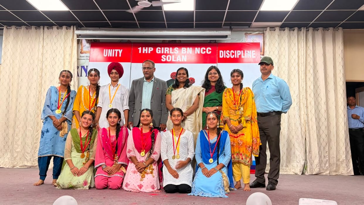 Paonta College takes first place in group song, group dance, and solo song.