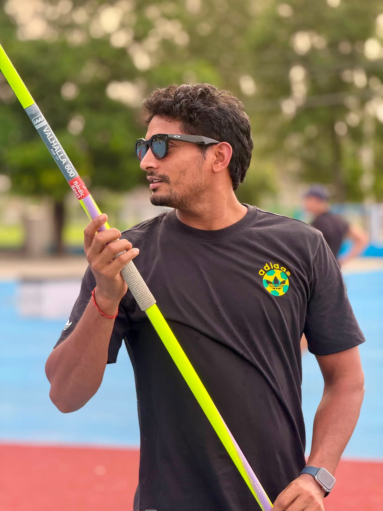 Rohit won the gold medal in javelin throw