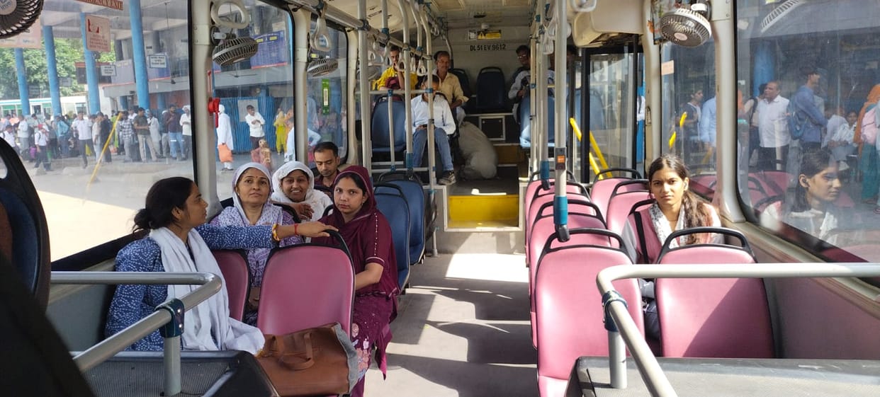 Commuter convenience enhanced on the Rewari-Delhi route with DTC electric buses.