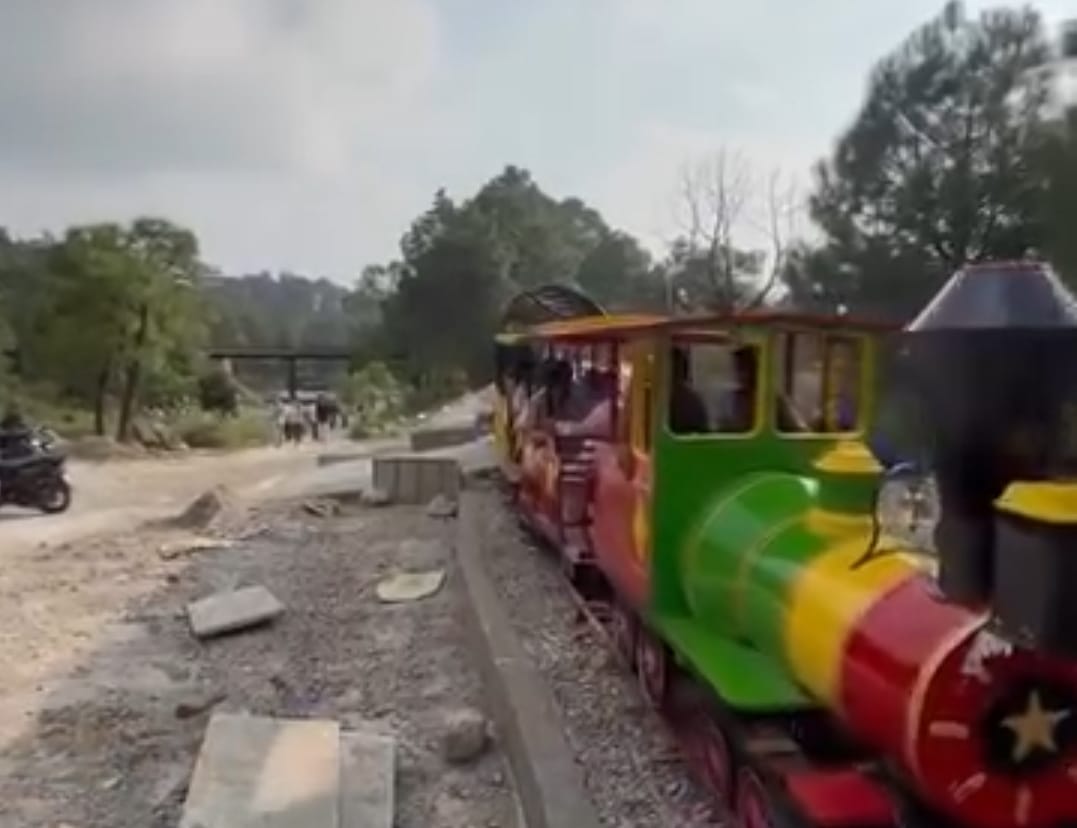 Hope of toy train running soon in Saurabh Van Vihar