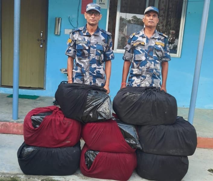 Siddharthnagar News: One and a half quintal of ganja recovered, smuggler ran away