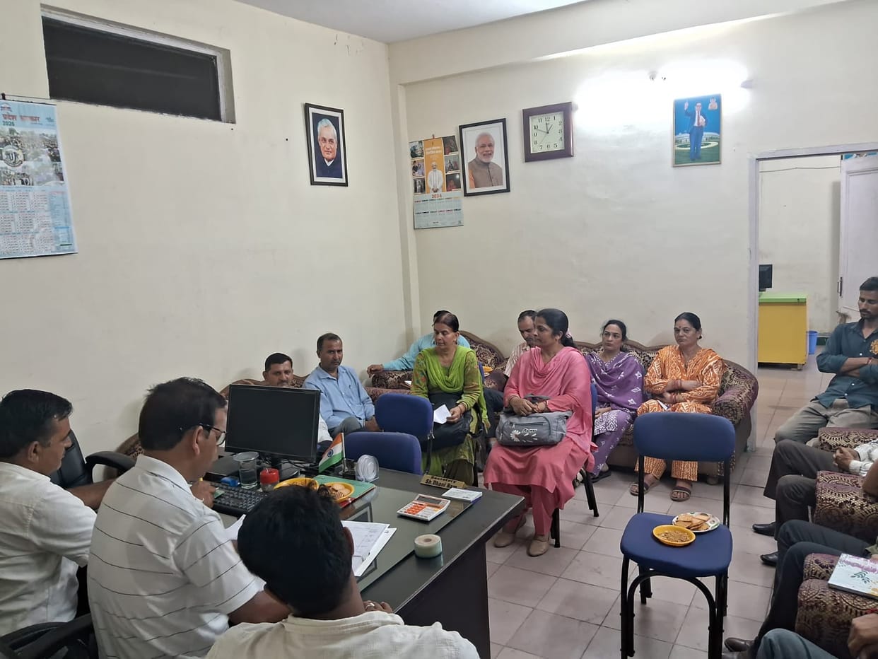 Various departments deliberated on the blueprint for development works.