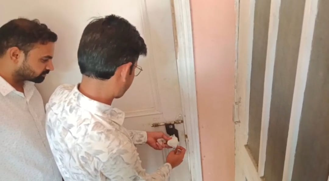 Forest Department office sealed over unpaid property tax of 47 lakh.