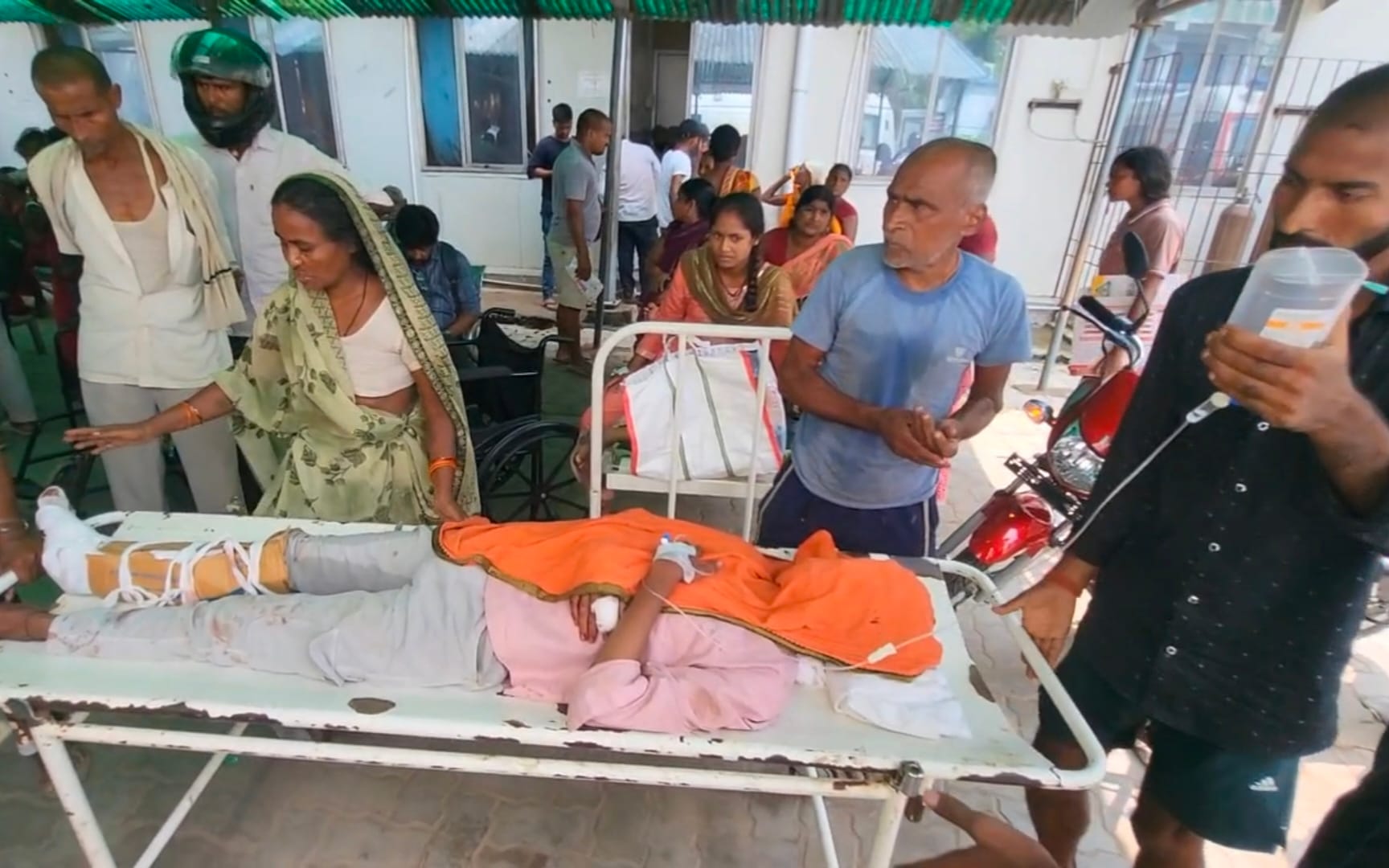 जहानाबाद सदर अस्पताल में एक बार फिर डॉक्टरों की लापरवाही सामने आई।