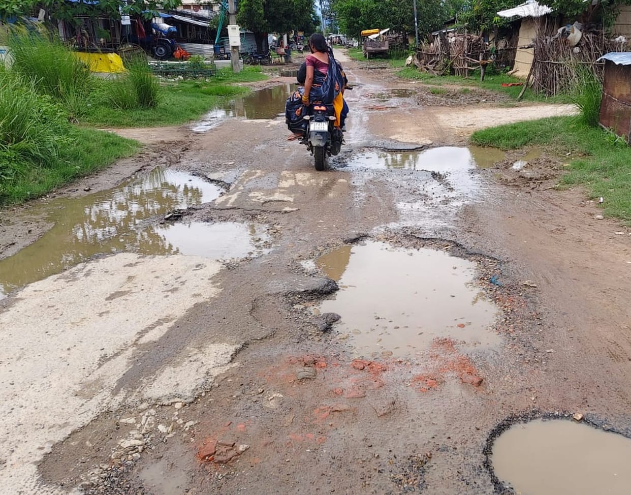 A 151-crore project, yet a 21-km stretch of road is riddled with potholes