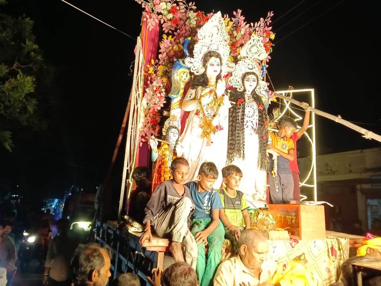 Kanhaiya was bid farewell amidst chants of "Come back again next year