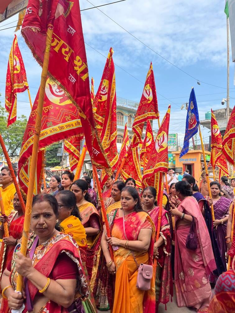 'Nishan Yatra' of Rani Sati Dadi taken out on Bhado Amavasya.
