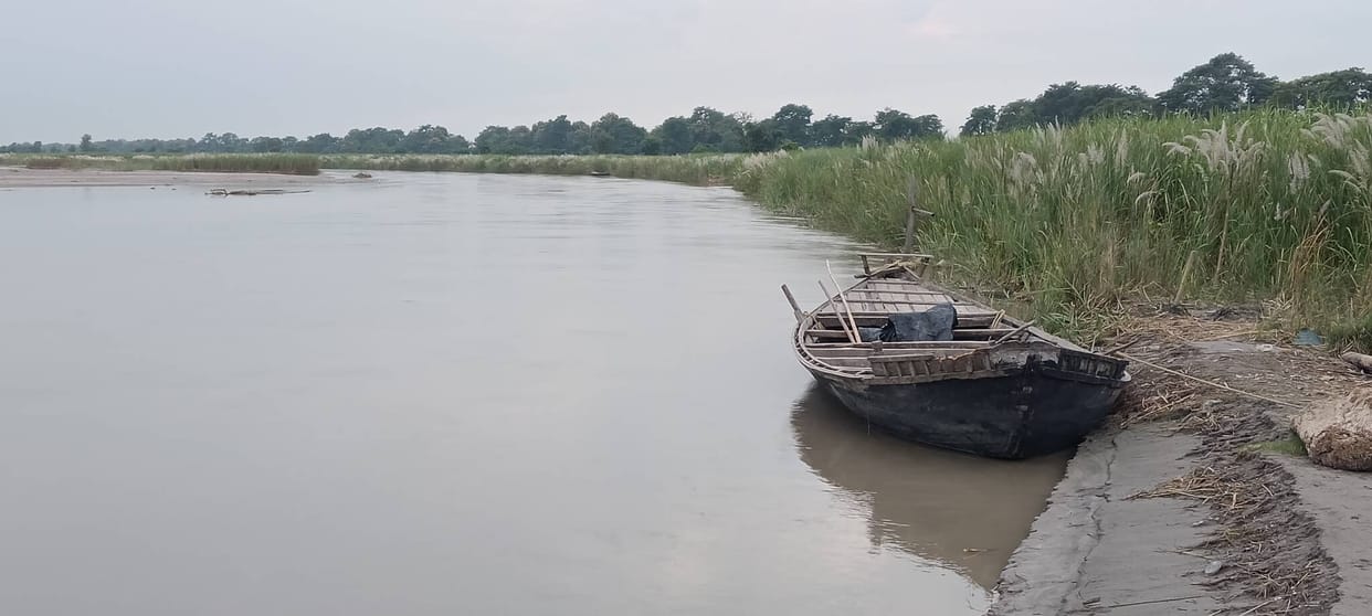Water level of the Narayani has receded; damage caused by erosion will now be assessed.