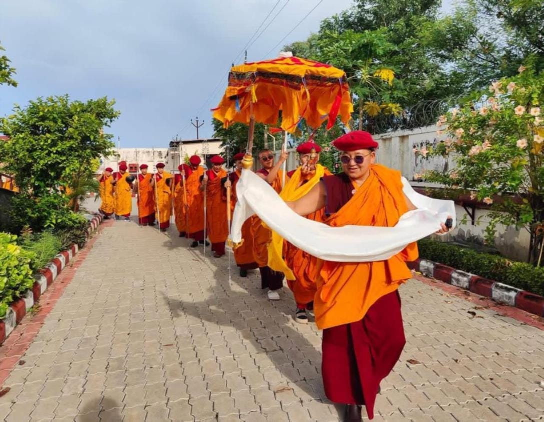 Monks from Ladakh and Dehradun performed a special Vassa (Rain Retreat) puja.