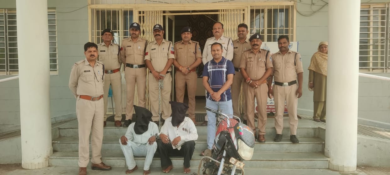 Major breakthrough for the police: Two accused arrested for robbing a finance company