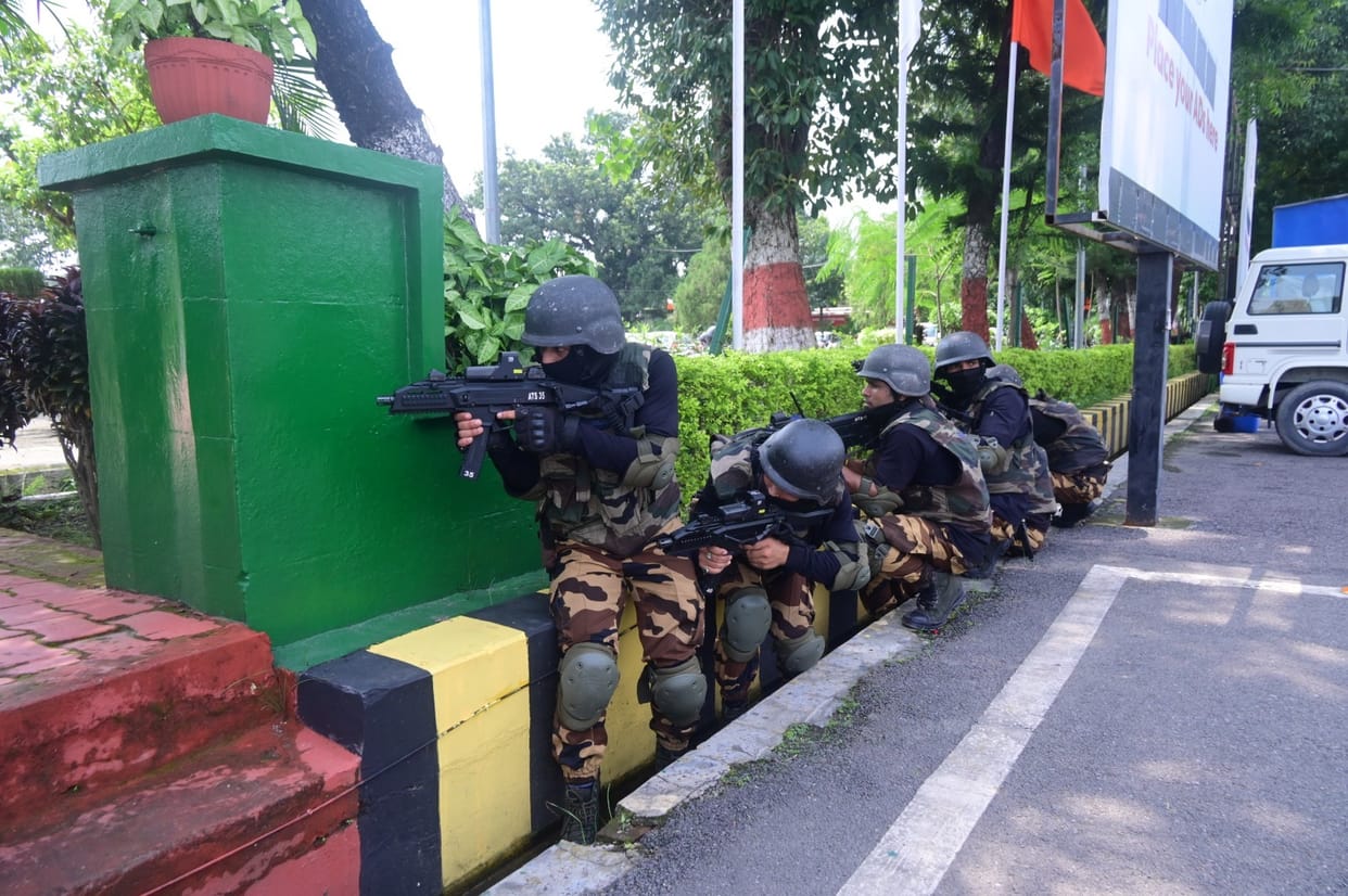 Anti-terrorist mock drill held at Pantnagar Airport