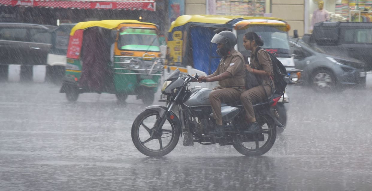 Rain makes the weather pleasant