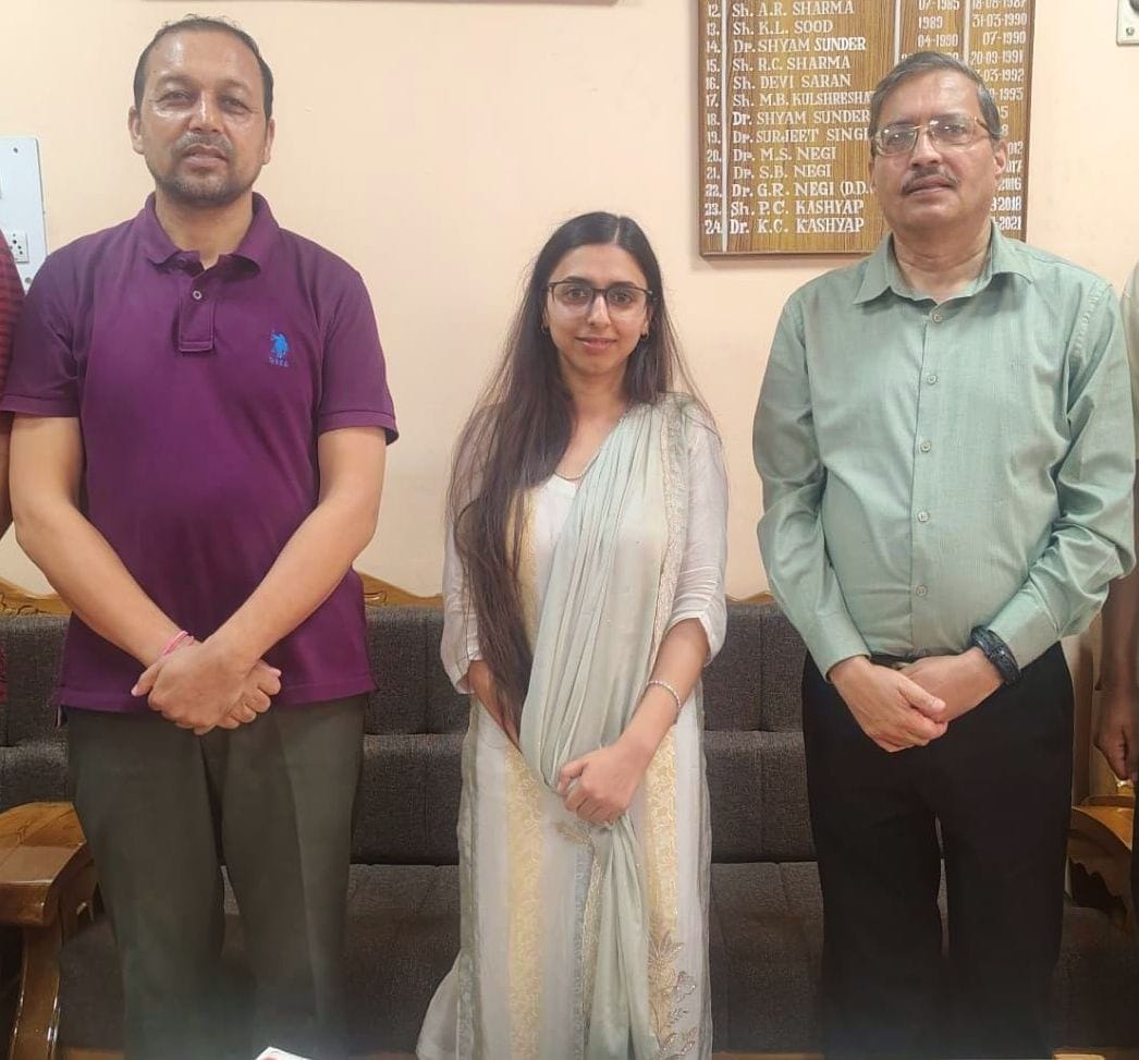 Aditi secured the 46th rank nationwide in the CSIR exam