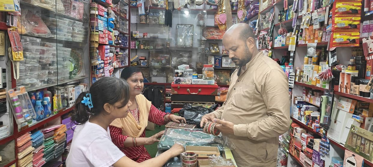 Purchases of new clothes, adornments, and worship materials increased for Hartalika Teej.