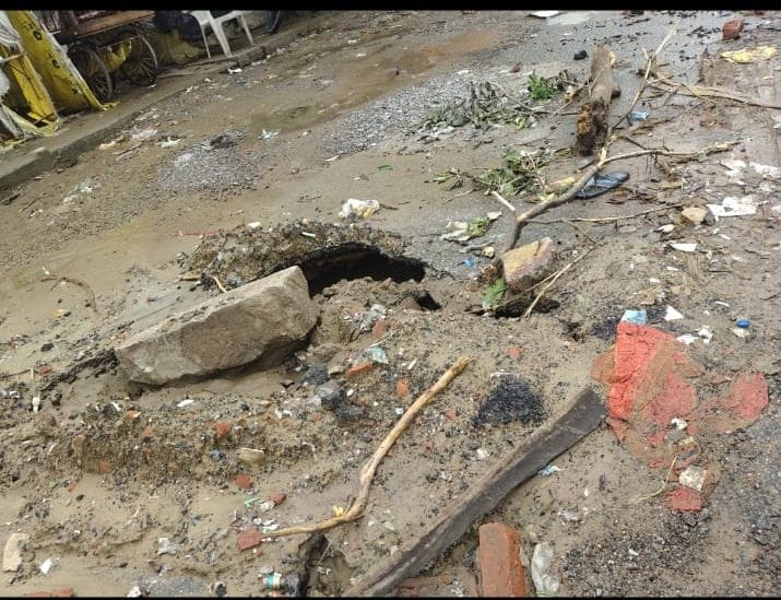Questions raised about the quality of development works worth 18 crore rupees