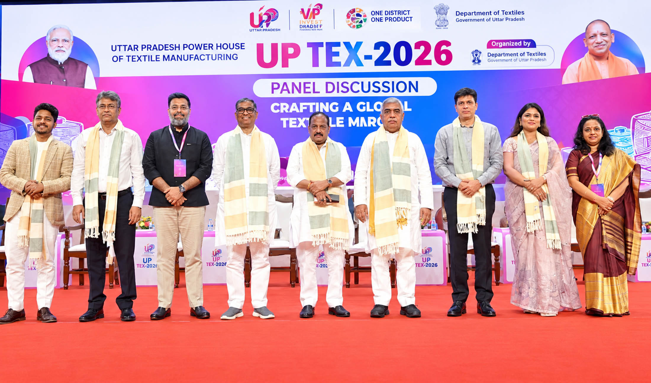 यूपी टेक्सटाईल कांक्लेव-2026 में उपस्थित सीईपीसी उपाध्यक्ष असलम महबूब। स्रोत- सीईपीसी