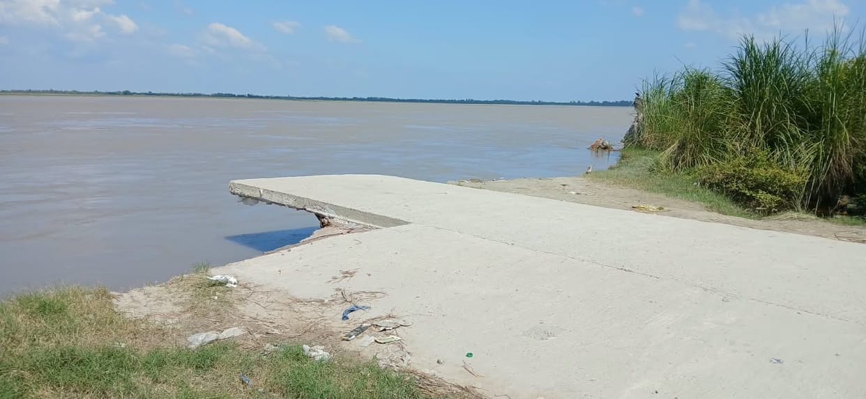 Ganga's water level drops by three feet