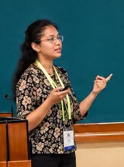 Best Presentation Award for Ankita Negi, Research Scholar, IIT Mandi