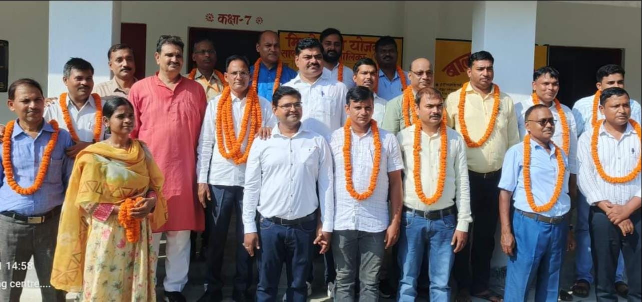 बरहनी में मनोनीत शिक्षक पदाधिकारी। स्रोत: जागरूक पाठक
