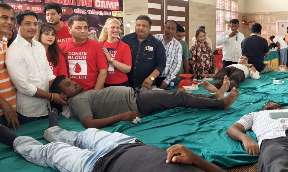 units of blood collected at the camp