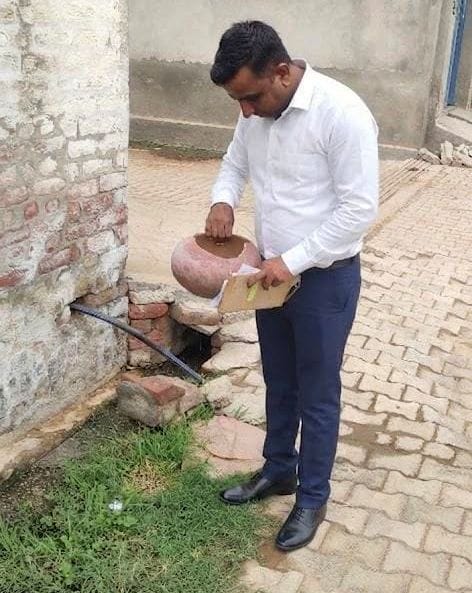 Staff visited homes and examined patients suffering from fever.