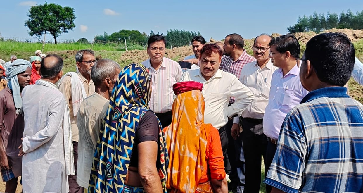 Surprise inspection of embankment work conducted to review arrangements