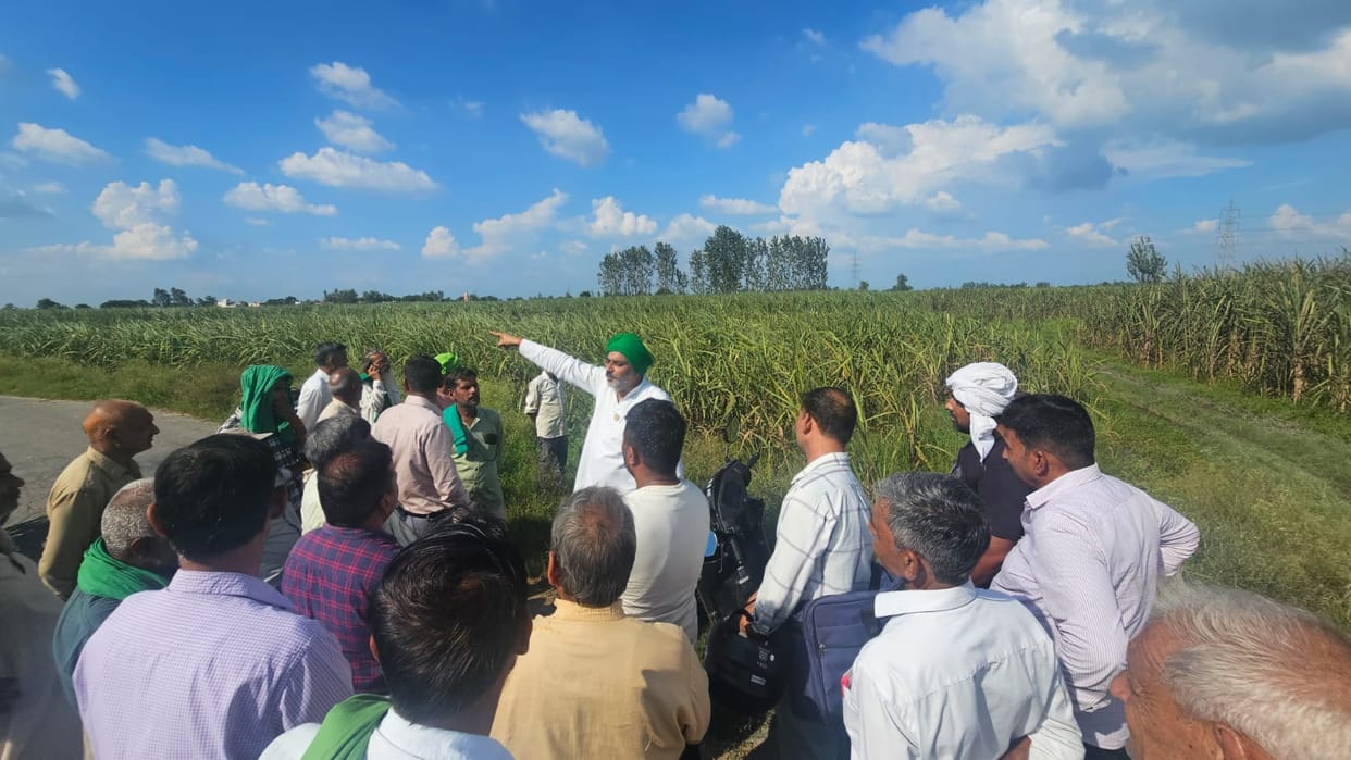 Ensure compensation for damaged crops and get a concrete drain constructed.