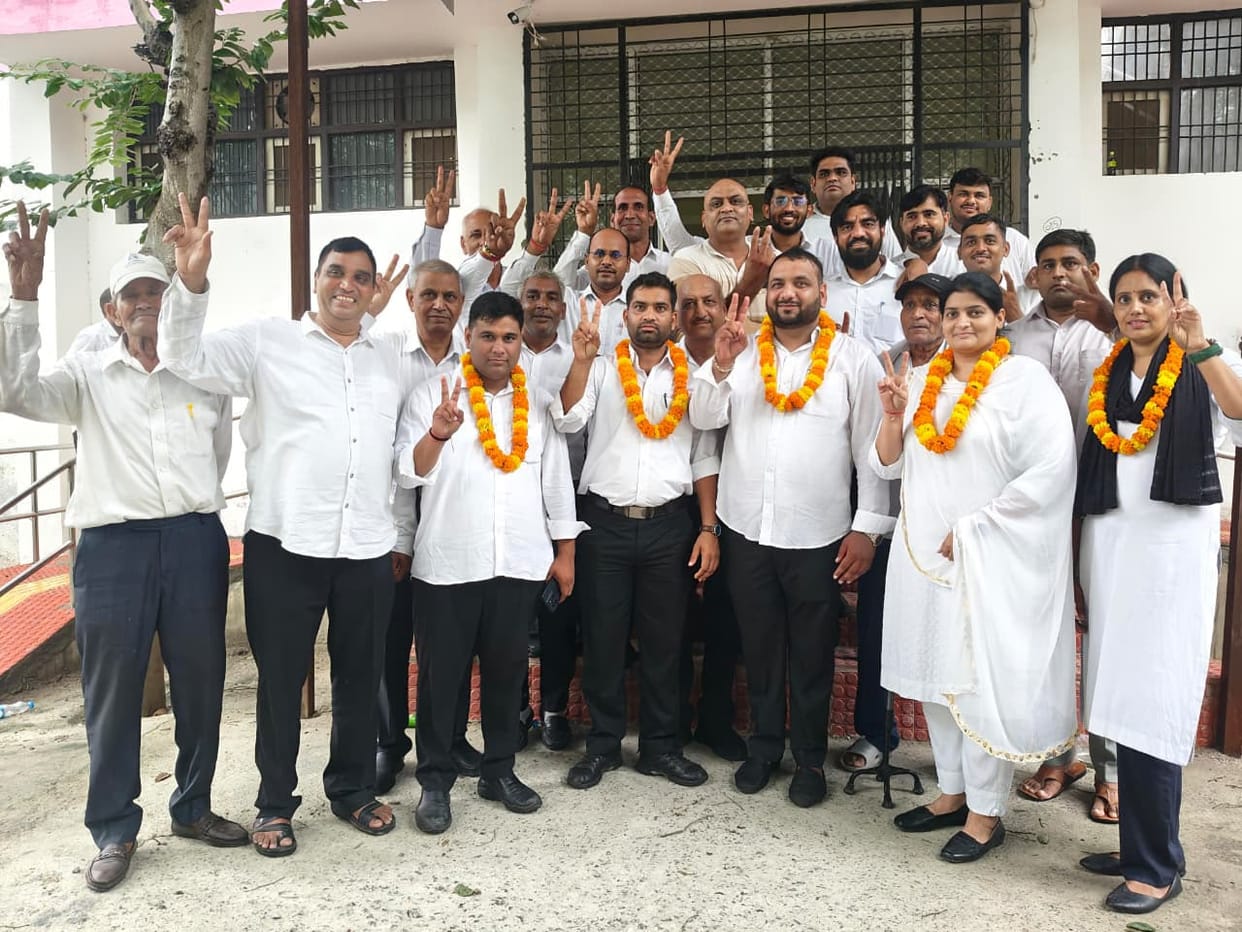 Saurabh becomes Bar President in Rewari, and Nikhil in Kosli.