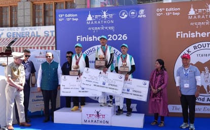 खारदुंग ला चैलेंज के विजेतास्रोत: सूचना विभाग