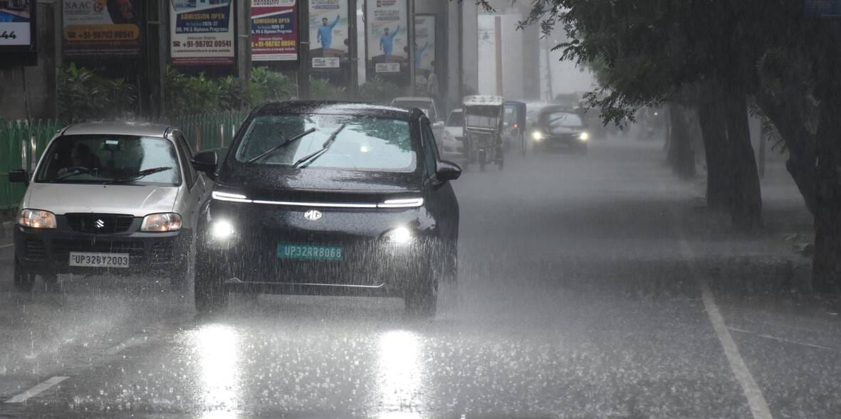 Rain brings relief from humidity; chances of rain returning in two days.