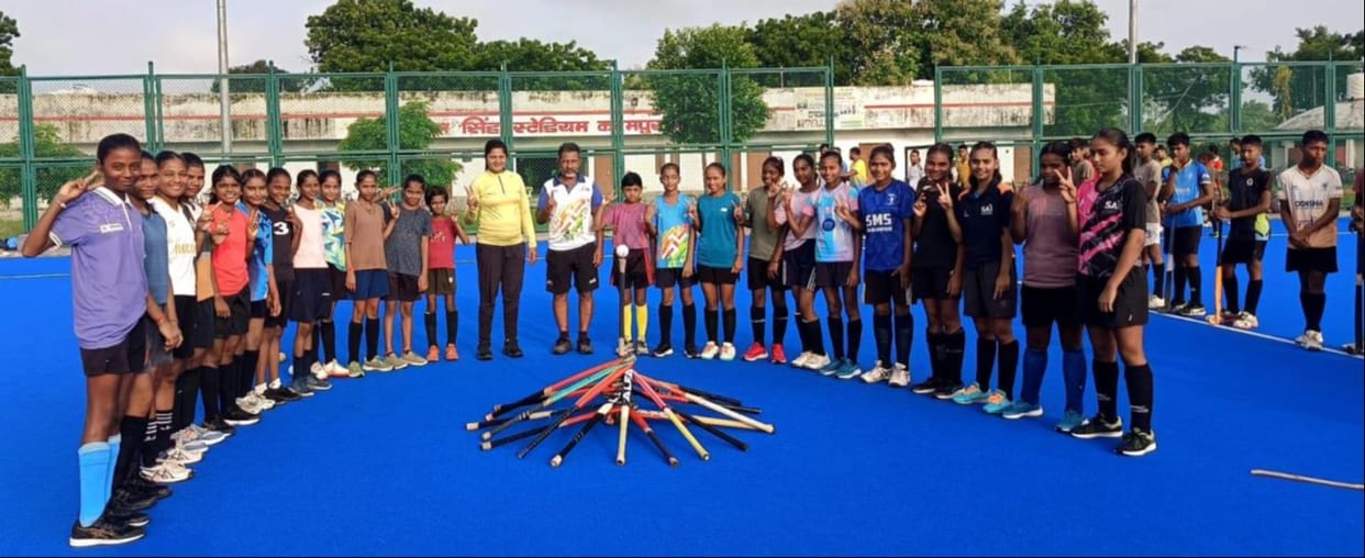 Celebrations in Karampur following victory over Pakistan; daughters distributed sweets.