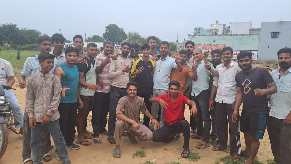 Dispute over installation of cricket nets; police halted the work.