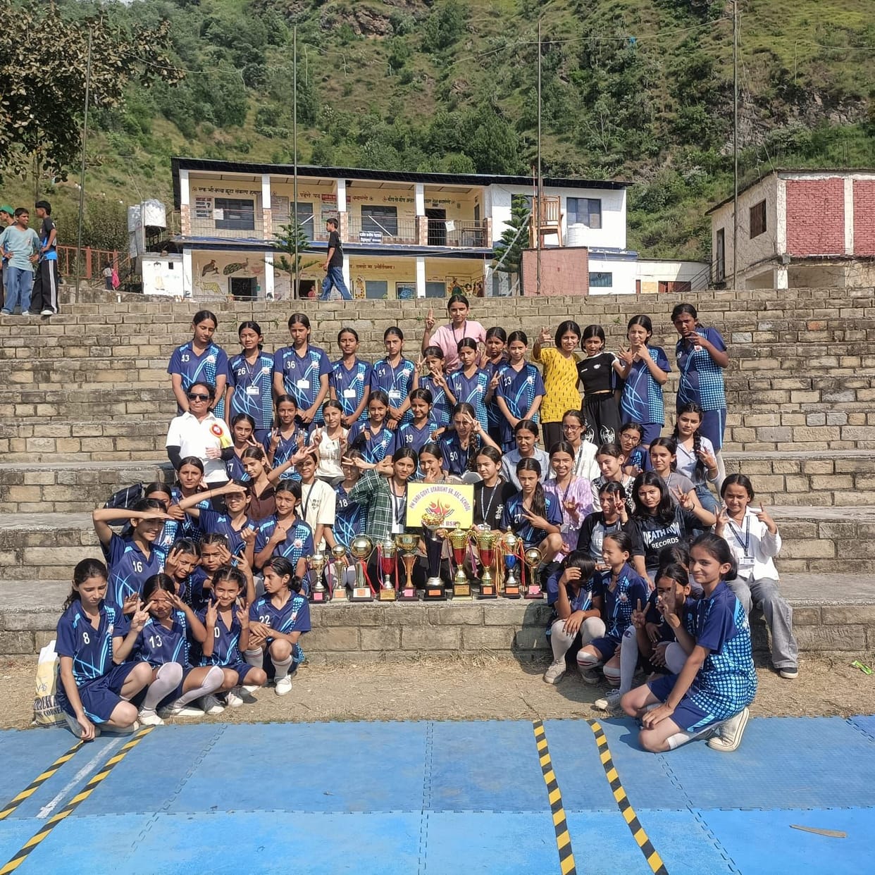Rampur School Overall Champion in Zonal Competition