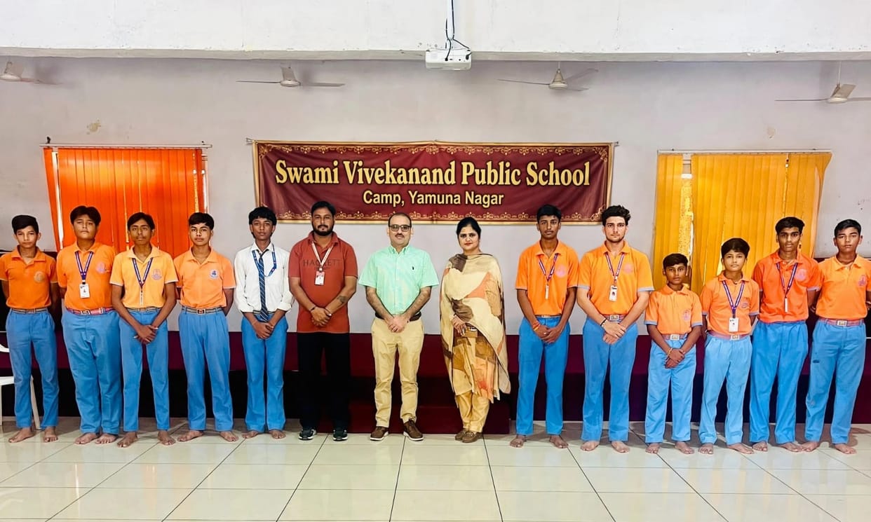 SVPS team won the cricket tournament