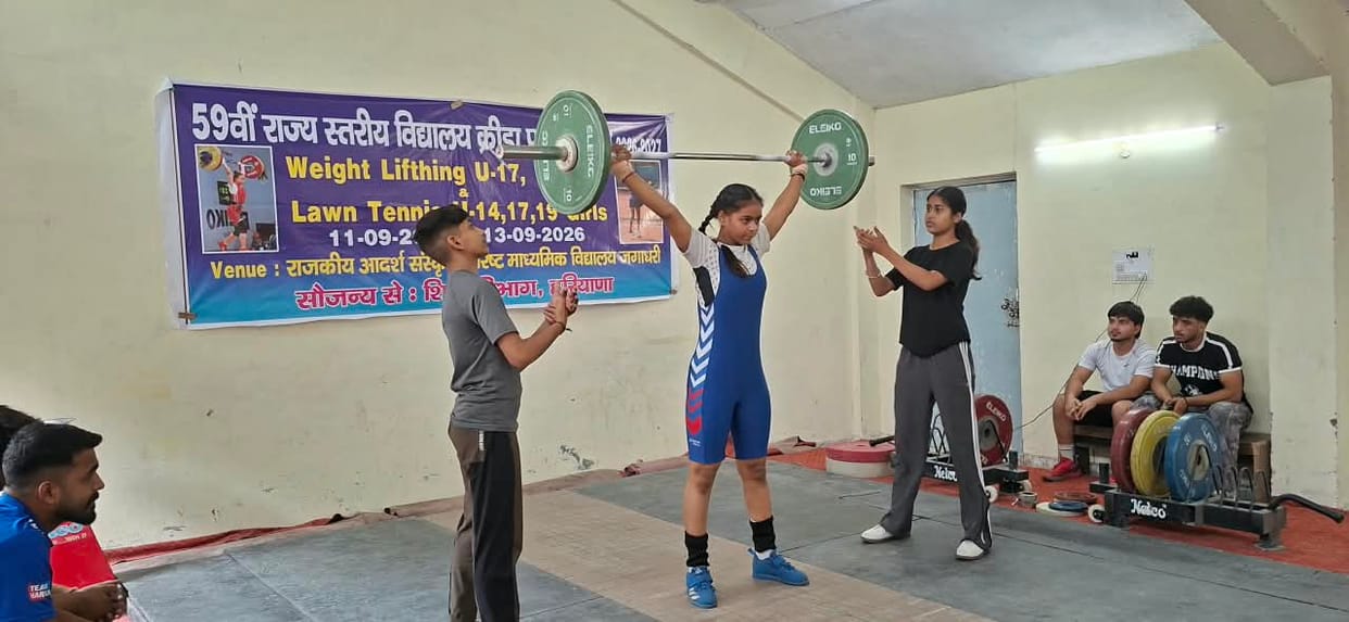 Showed mettle in lawn tennis and weightlifting