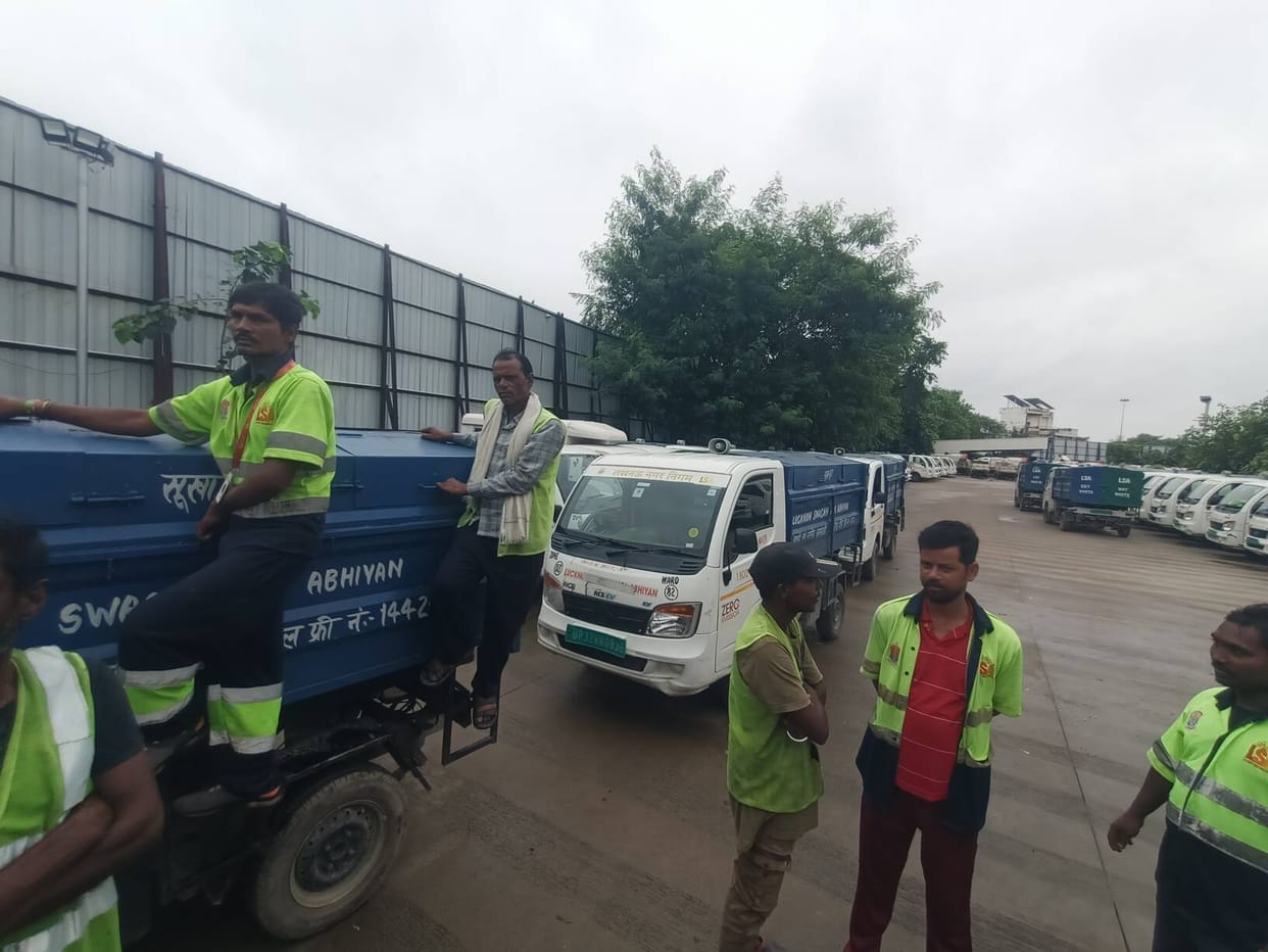 Ramky employees upset; garbage not collected from 19 wards
