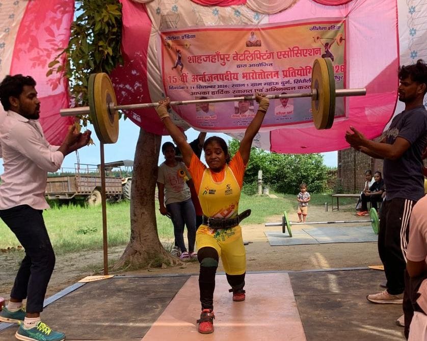 Kaushalya triumphs in the weightlifting competition.