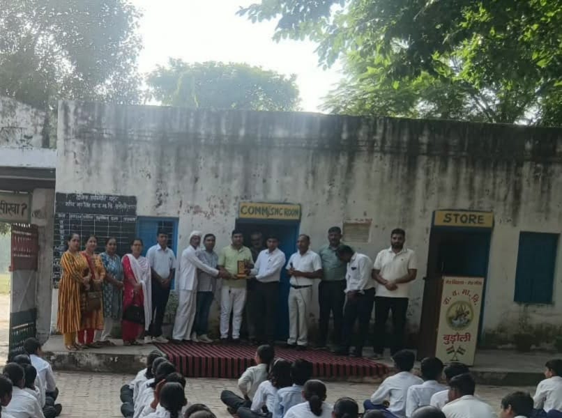 Built a road in the school with his own money