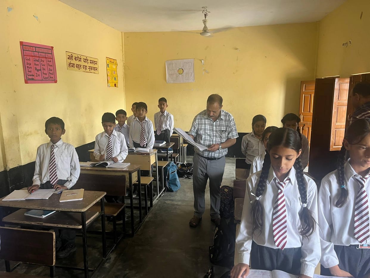 Deputy Director inspected Sohari School