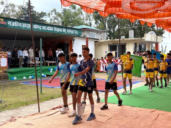 Under-19 sports competition kicks off in Beed.