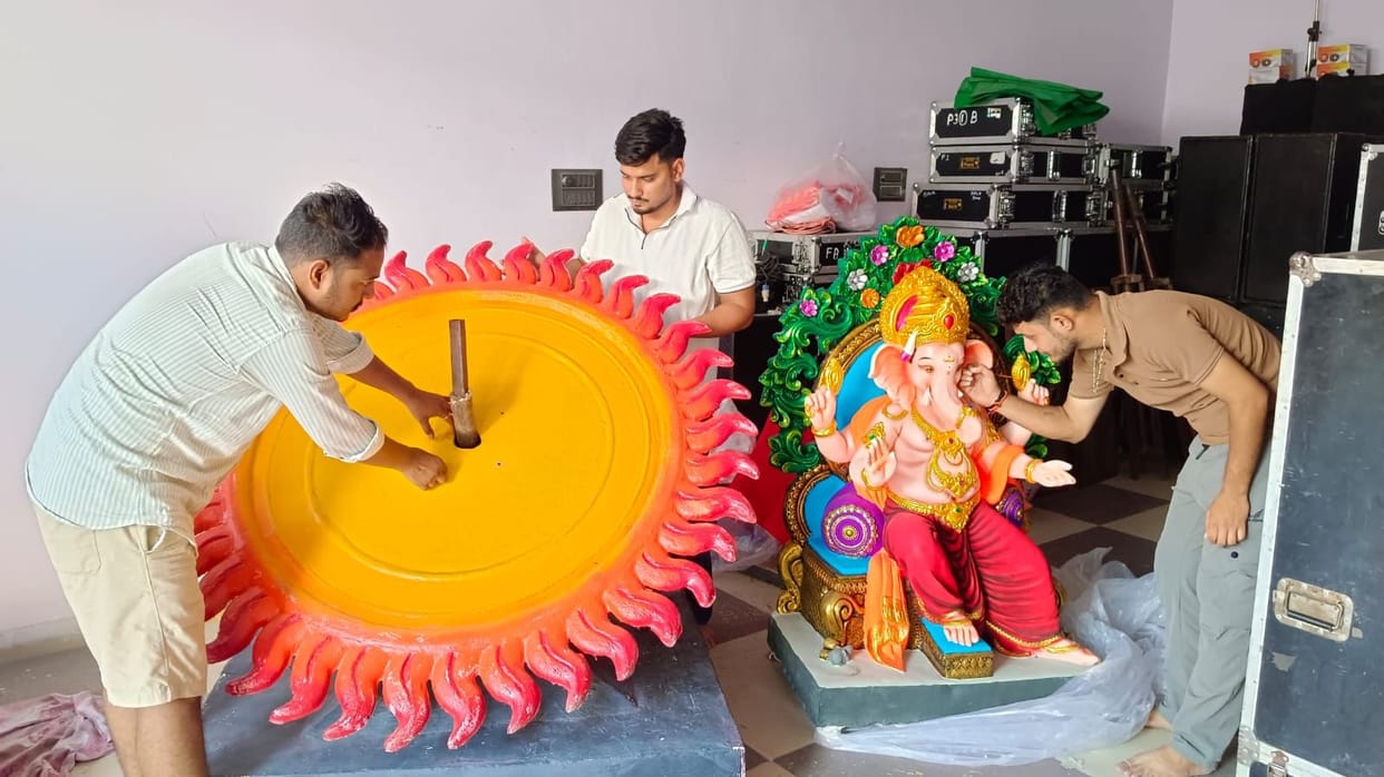Chants hailing Bappa will resound for the next 11 days.
