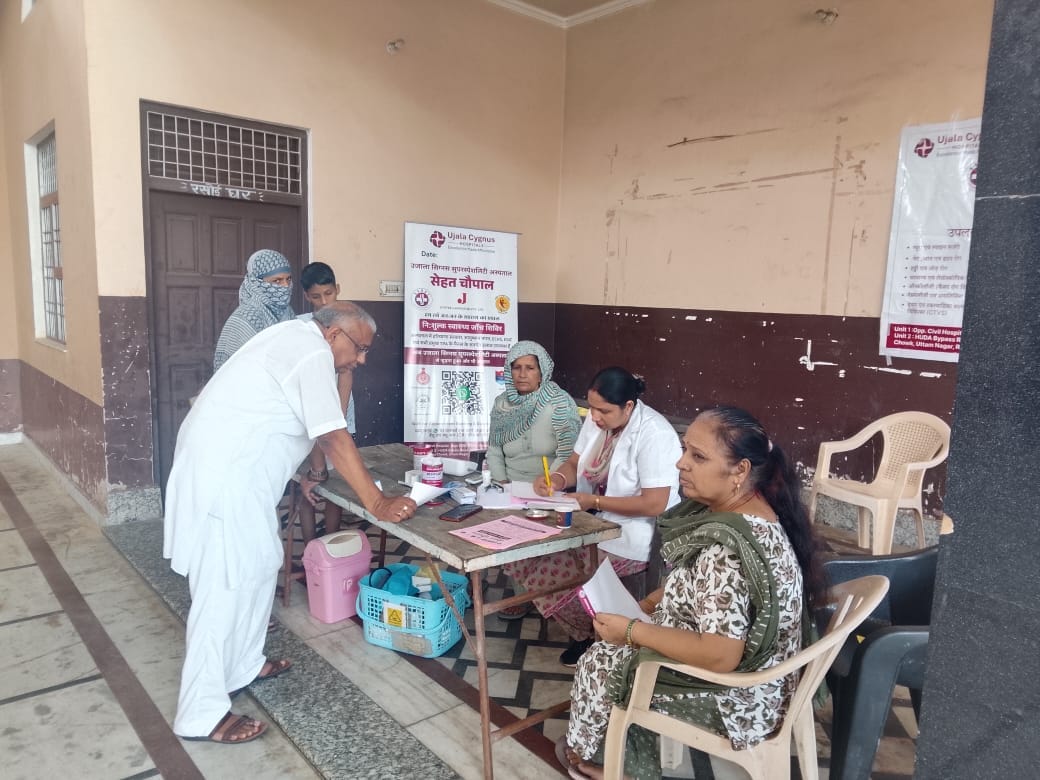 45 people underwent testing at the camp.