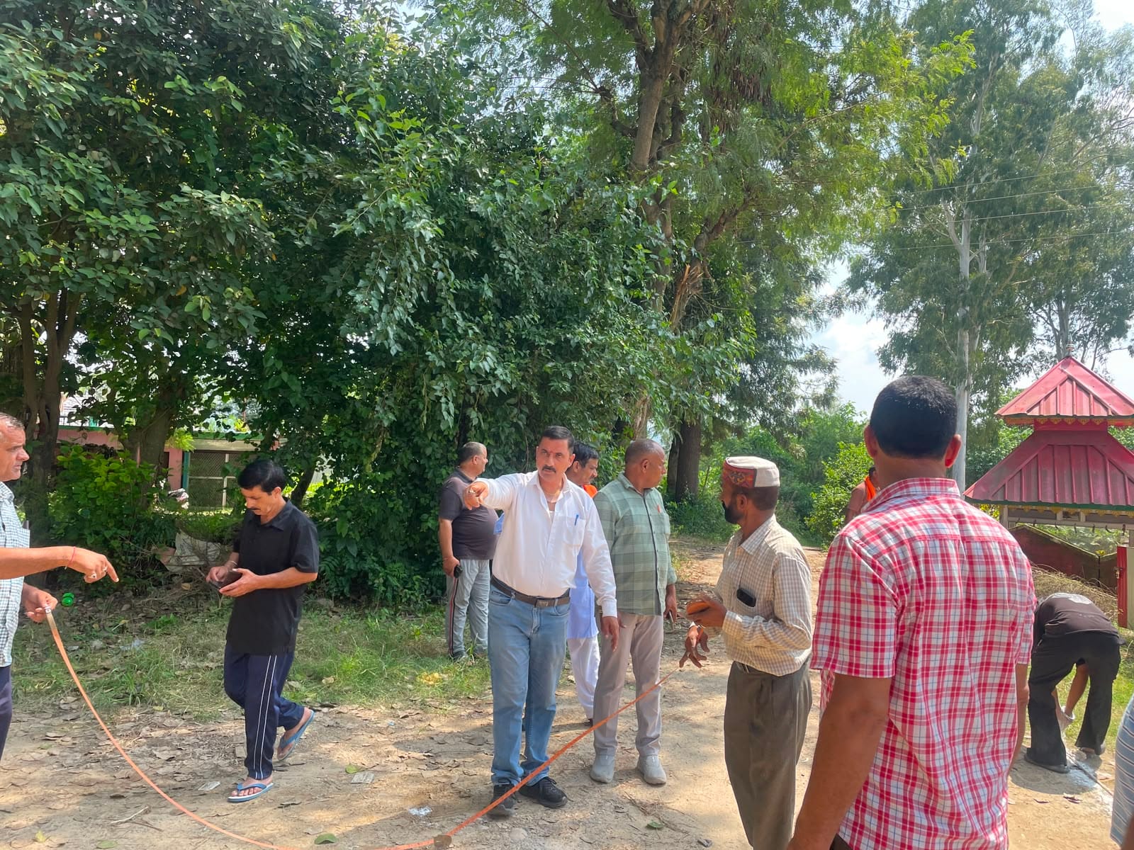 ग्राम पंचायत बड़गांव में 14 से 19 सितंबर तक आयोजित होने वाले पांच दिवसीय पज्याल जख मेले की तैया